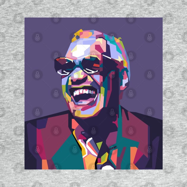 Abstract Ray Charles in WPAP by smd90